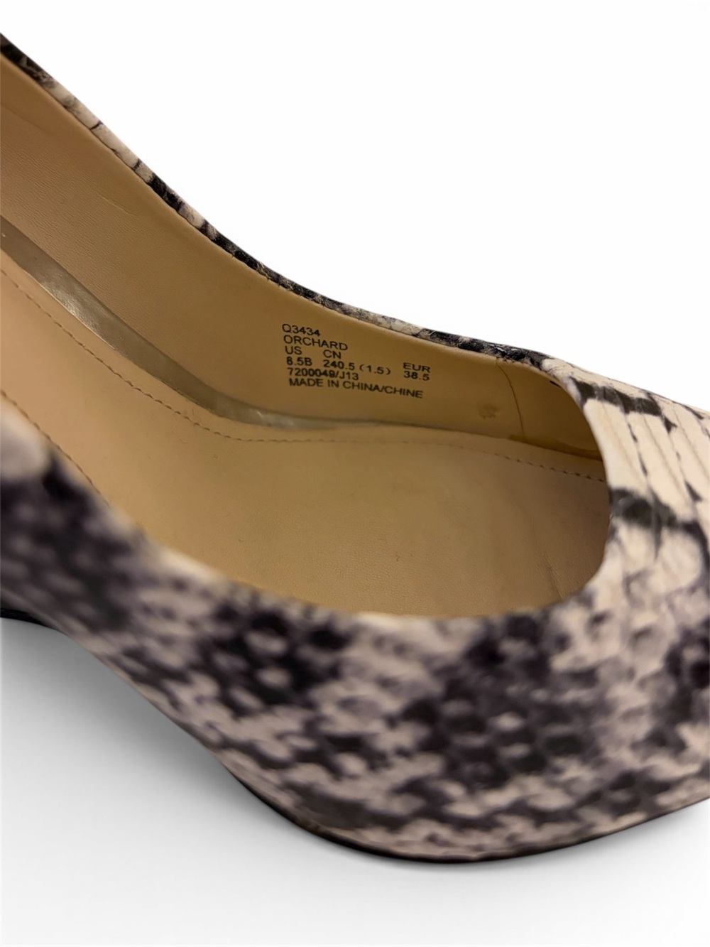 Coach Snakeskin Orchard Wedge Heels - 8.5 - Picture 5 of 6